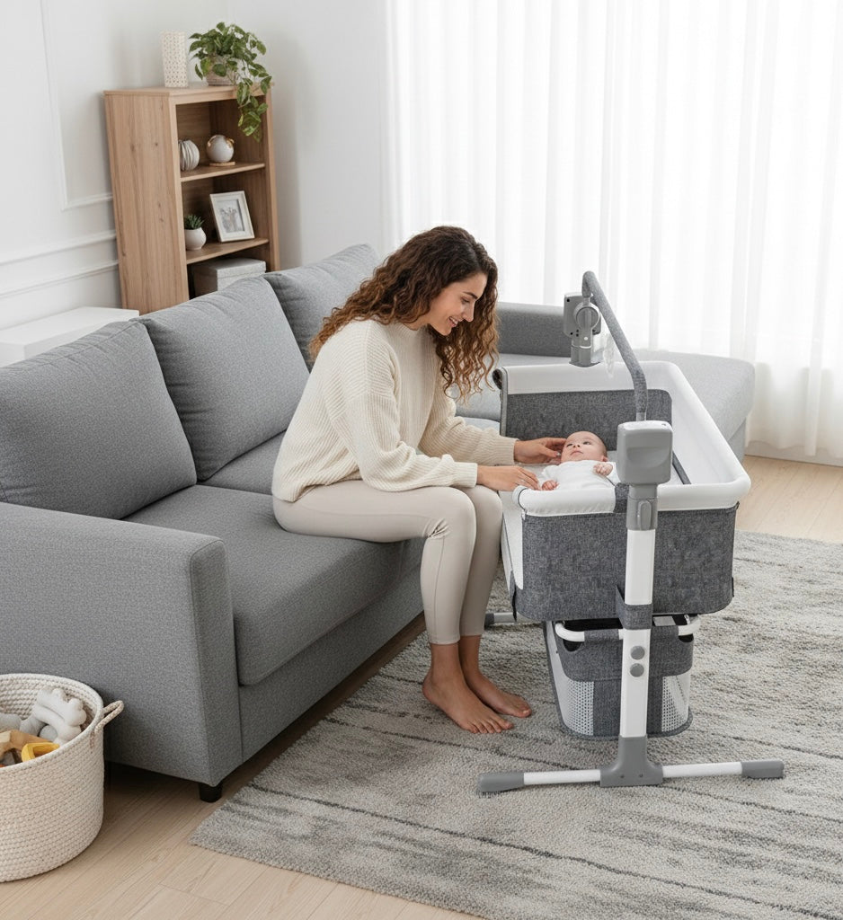 Smart Auto-Rocking Bassinet